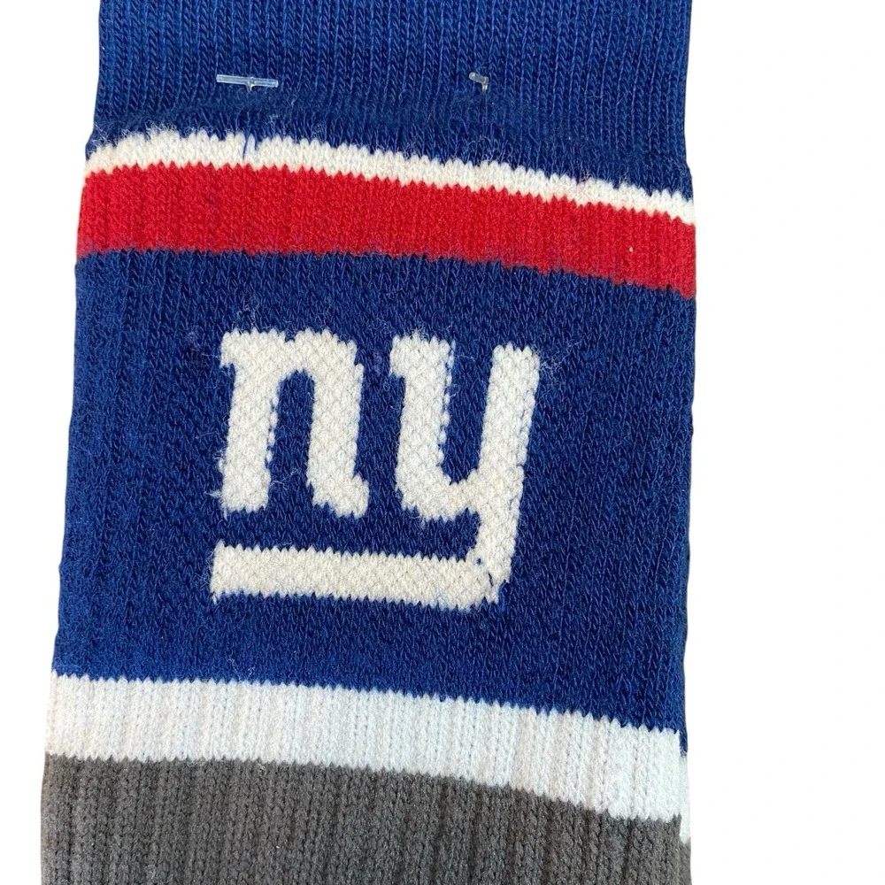 NY‎ Giants Wild Stripe Trekker 2 Wool Socks Size Large 10-13 New